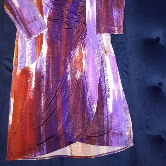 Bold, Electric, & Vibrant Abstract Dress - Picture 5 of 10